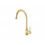 Bloom Sink Mixer Brushed Brass